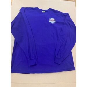 Gildan LSU Football Shirt Mens XL Purple Good 2012 BCS National Championship Tee